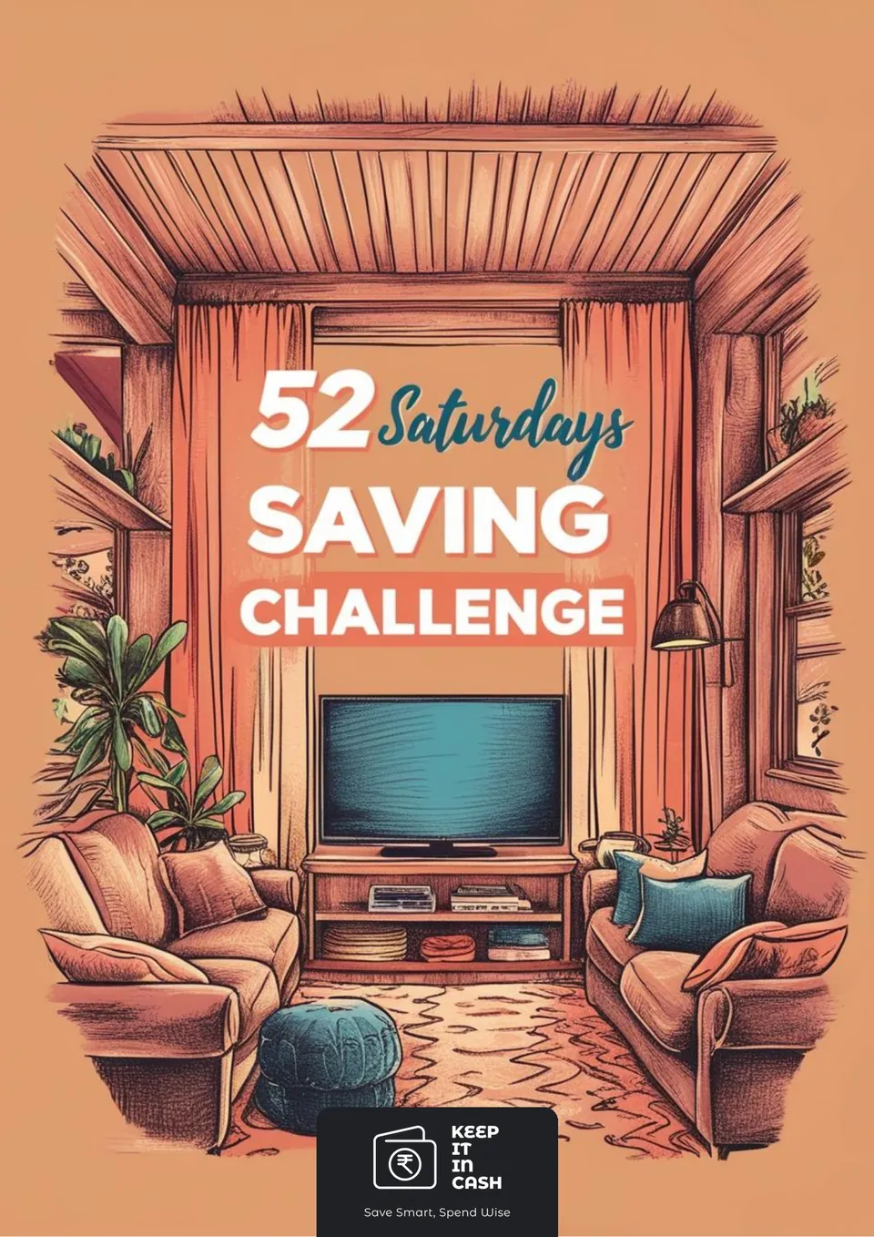 52 Saturdays Saving Challenge cover design